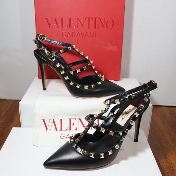 Valentino Garavani Rockstud Ankle Strap Pump - Picture 2 of 3